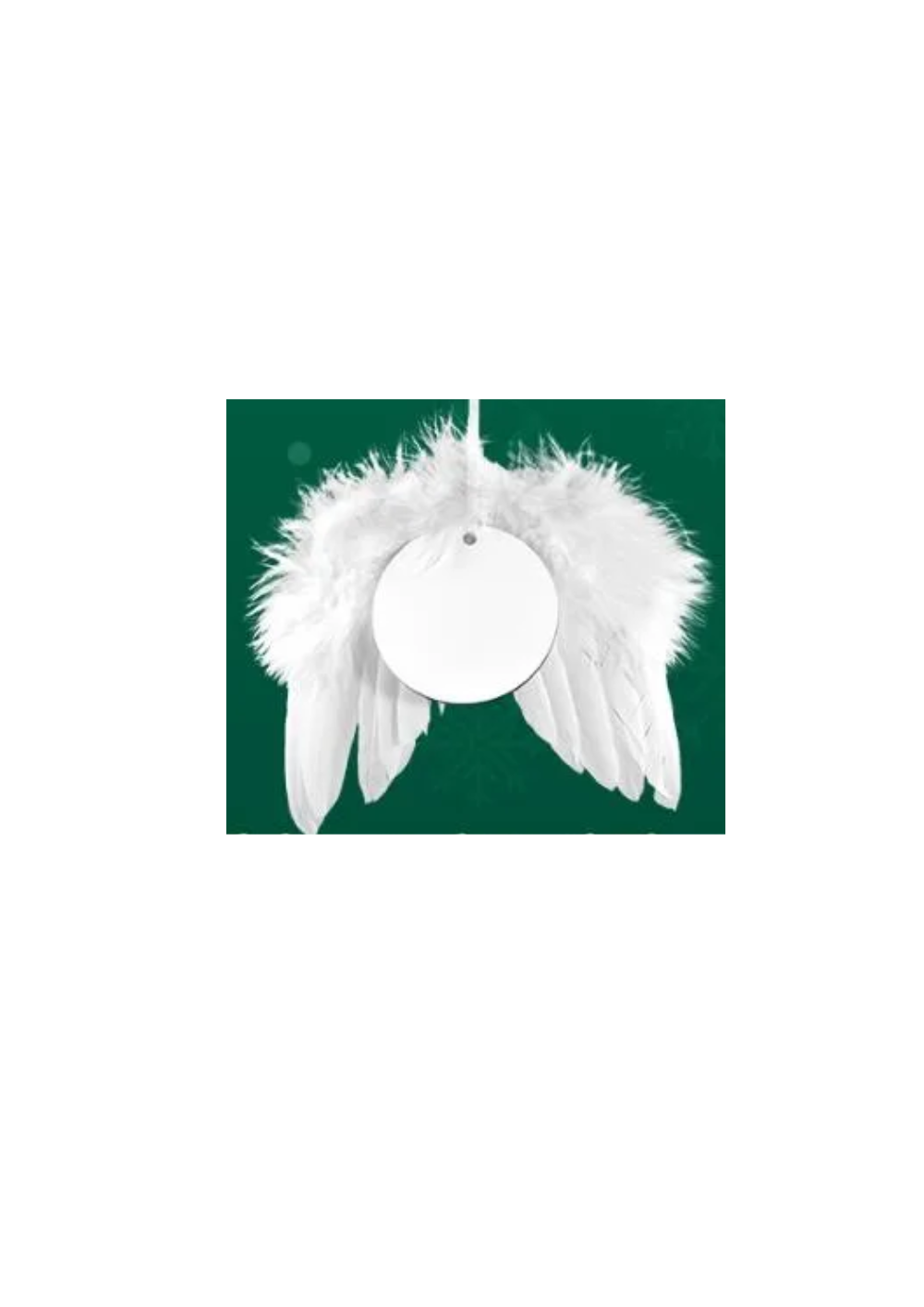 Angel Wing Ornament (MDF Hardboard Material)