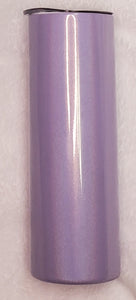 20oz Rainbow Glitter Halo Tumbler (Purple)