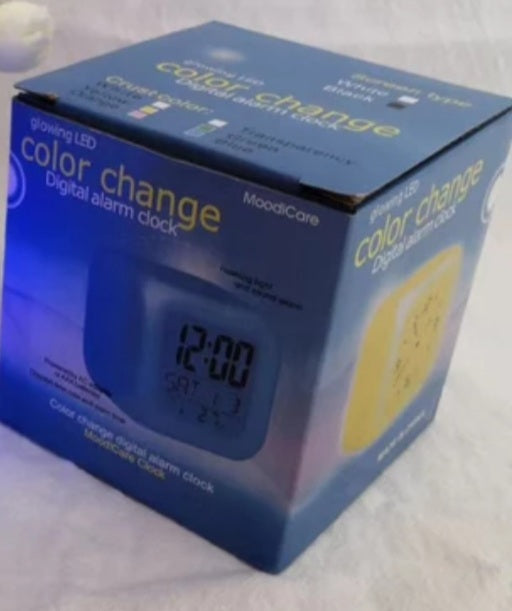 Sublimation Clock Blanks Glowing LED 7 Color Change Digital Clock
