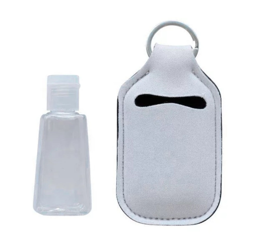 Hand Sanitizer Keychain w/Empty Bottle
