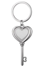 Load image into Gallery viewer, Key/heart shaped keychain (Double Sided)
