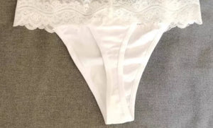 Women Thong Panties w/Lace