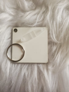 Square Keychain (Double Sided)