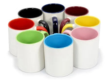 Load image into Gallery viewer, 11 oz Color Mug (inside and handle) w/box
